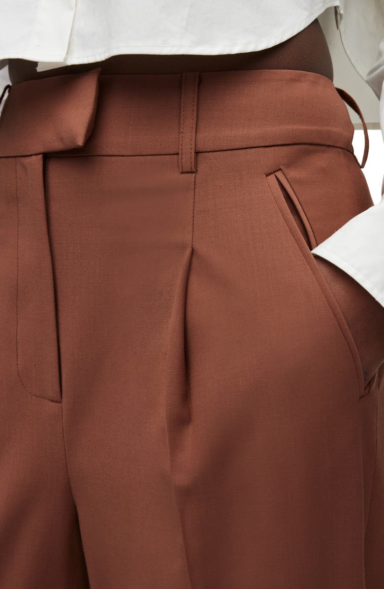 AllSaints Corin Miro Pleat Trousers, Alternate, color, 