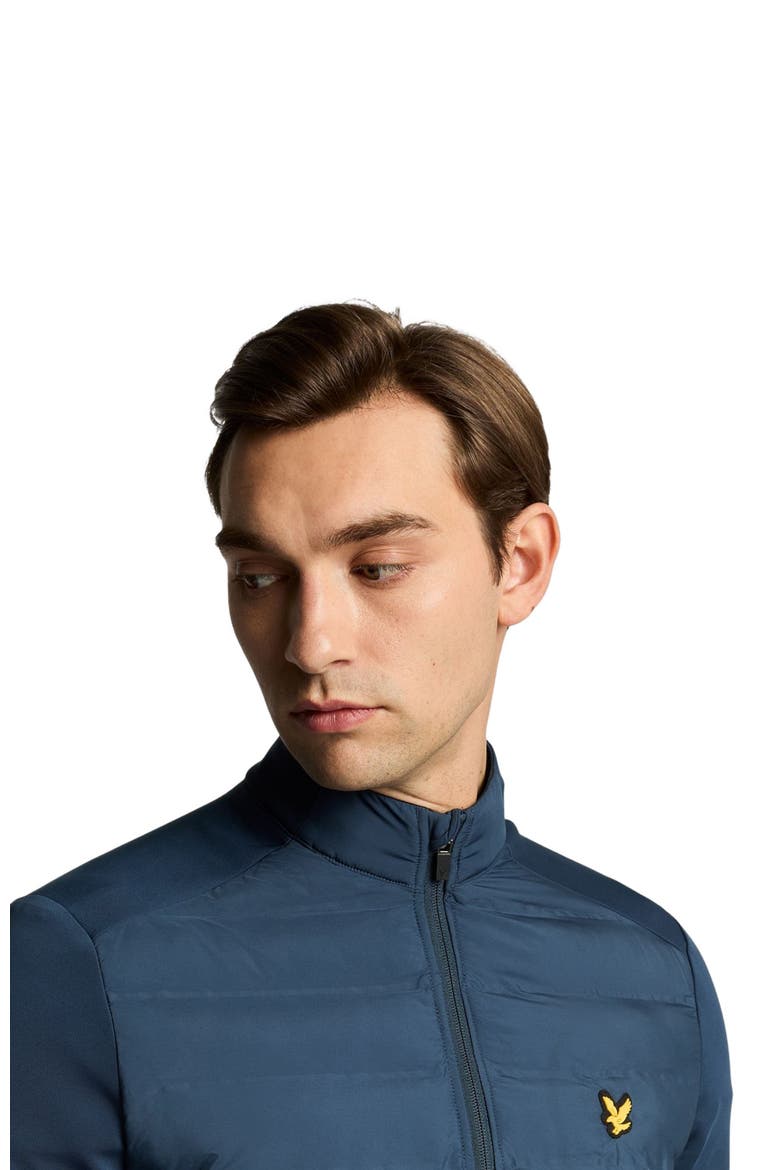 Hybrid Quilted Full Zip Golf Jacket, Alternate, color, Ryder Blue