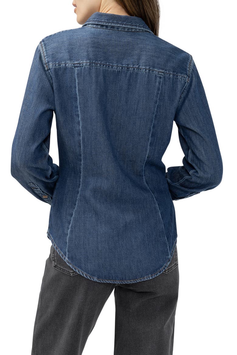 Angie Denim Shirt, Alternate, color, ISLINGTON