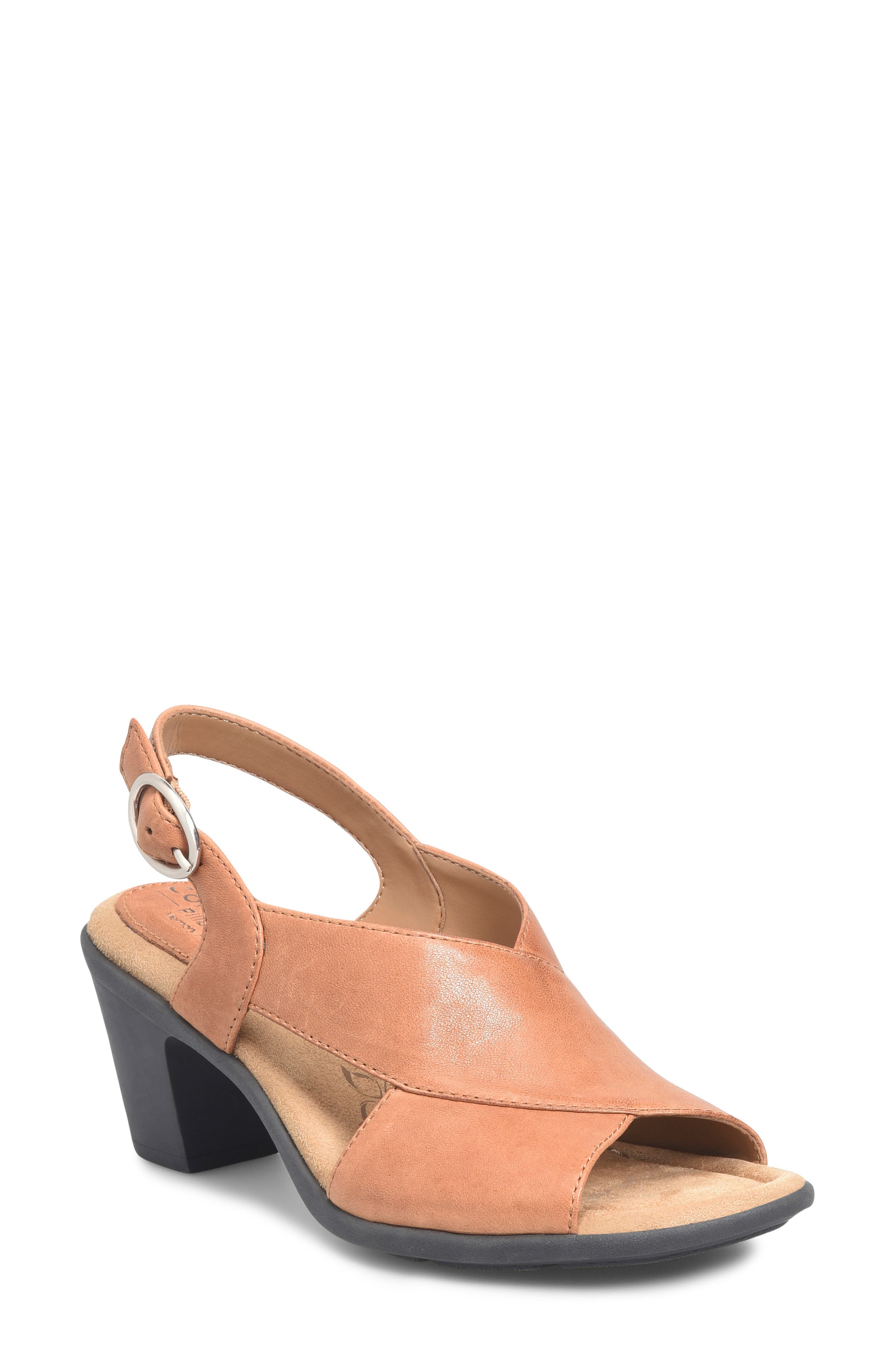 Comfortiva Katara Slingback Sandal, Main, color, Luggage