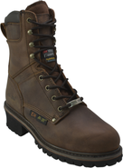 AdTec 9" Steel Toe Super Logger Boots