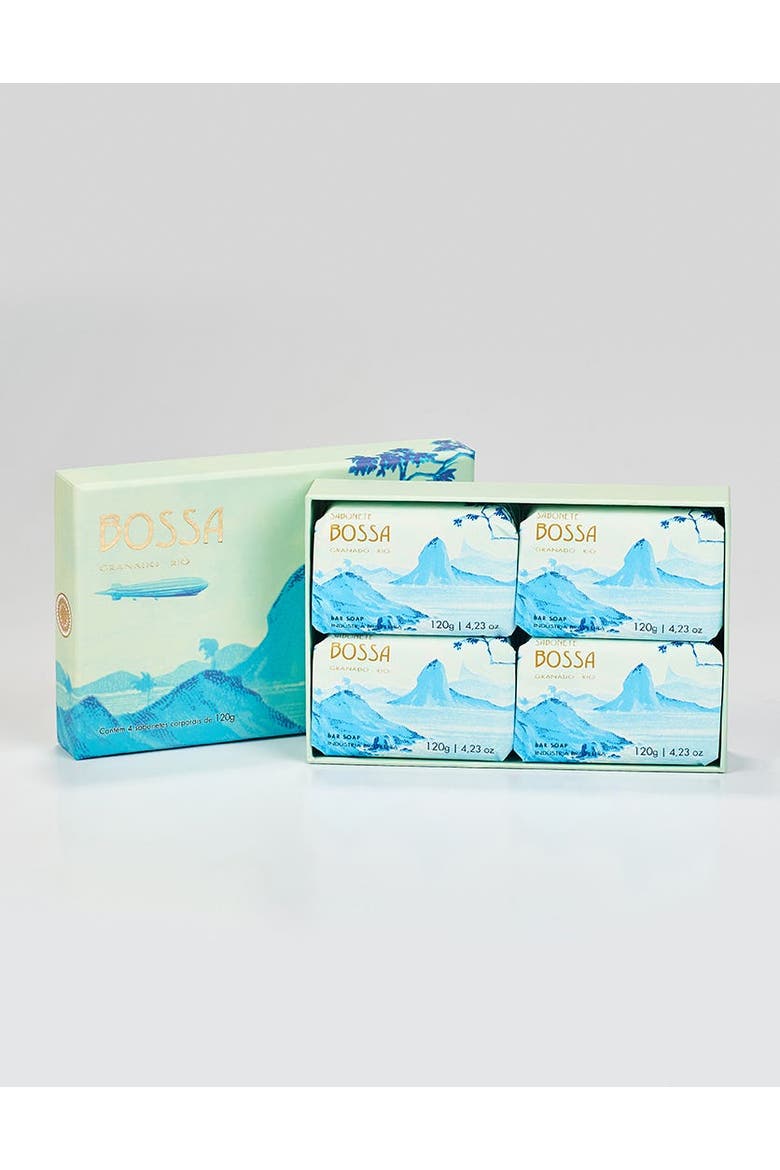Bossa 4 Soaps Set, Alternate, color, Clear