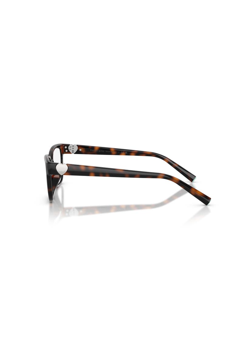 52mm Rectangle optical glasses, Alternate, color, Tortoise