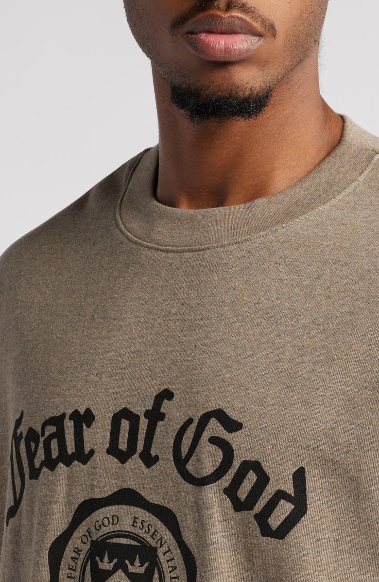 Fear of God Essentials Long Sleeve Heavy Cotton Graphic T-Shirt, Alternate, color,