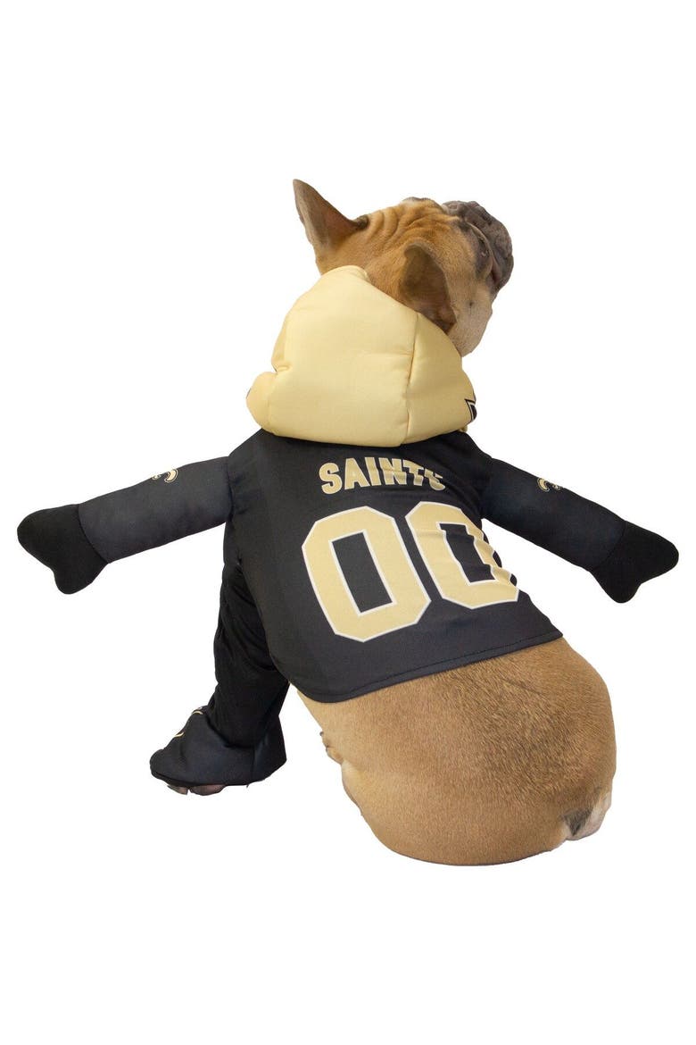 New Orleans Saints Running Dog Costume, Alternate, color, Black