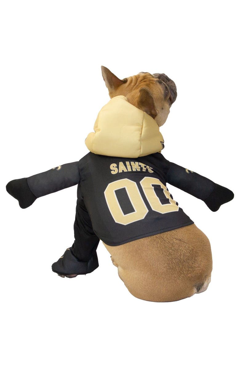 JERRY LEIGH New Orleans Saints Running Dog Costume, Alternate, color, Black