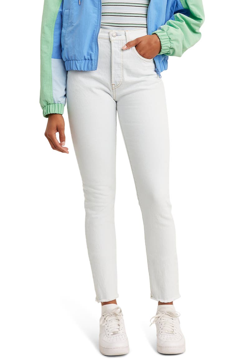 Levi's® 501® High Waist Skinny Jeans, Main, color, FAINT HEARTED