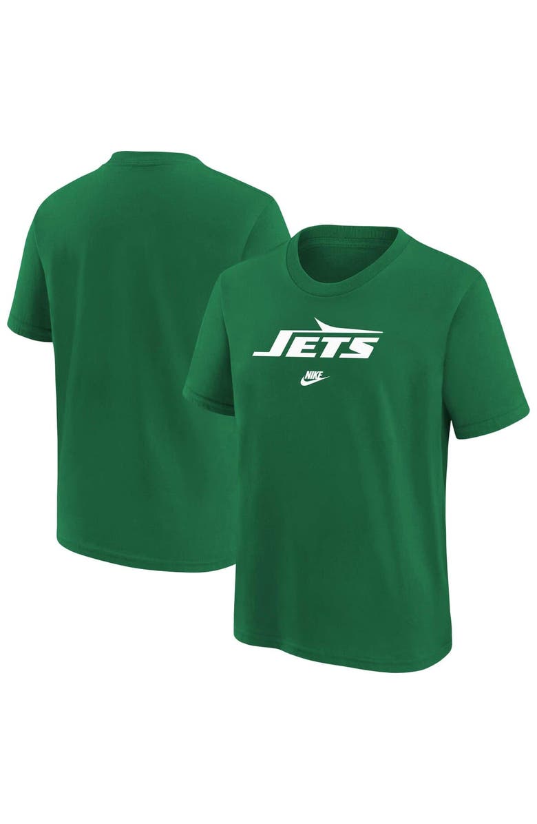 Nike Youth Nike Green New York Jets Rewind Essential T-Shirt, Main, color, Green