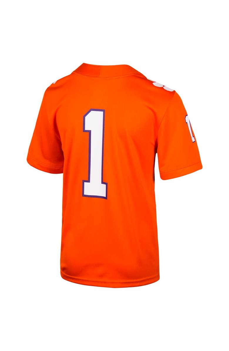 Nike Toddler Nike #1 Orange Clemson Tigers Untouchable Football Jersey, Alternate, color,