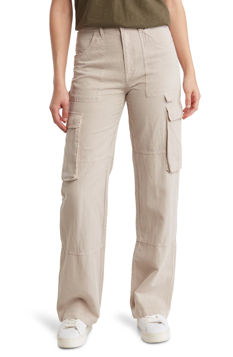 INDUSTRY REPUBLIC CLOTHING High Waist Cargo Pants, Main, color, 