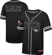 COLOSSEUM Men's Colosseum Black North Carolina Central Eagles Free Spirited Mesh Button-Up Baseball Jersey