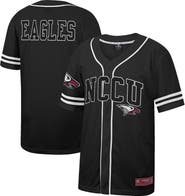 COLOSSEUM Men's Colosseum Black North Carolina Central Eagles Free Spirited Mesh Button-Up Baseball Jersey