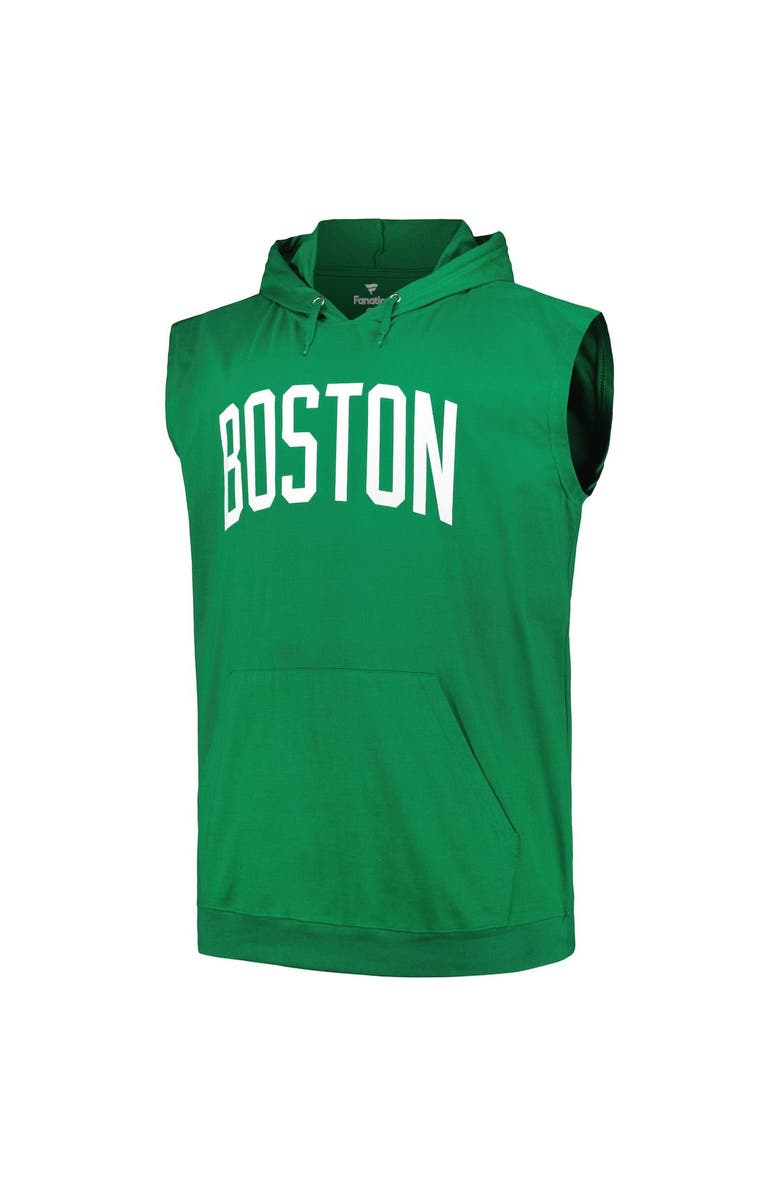 FANATICS Men's Fanatics Branded Kelly Green Boston Celtics Big & Tall Jersey Muscle Pullover Hoodie, Alternate, color, 