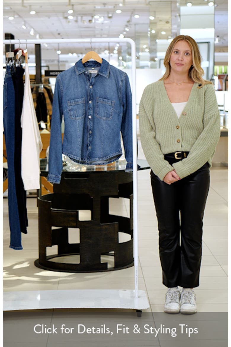 Western Denim Button-Up Shirt video