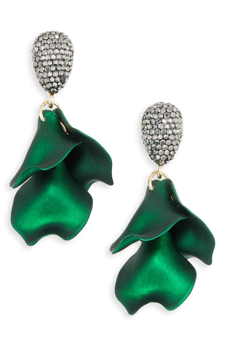 Panacea Crystal Petal Drop Earings, Main, color,