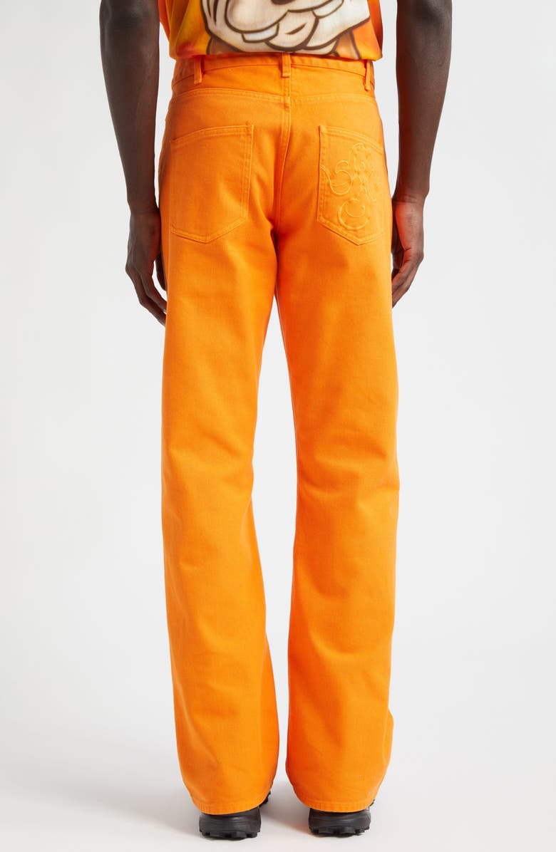 STOCKHOLM SURFBOARD CLUB x Disney Goofy Embroidered Straight Leg Jeans, Alternate, color, Goofy