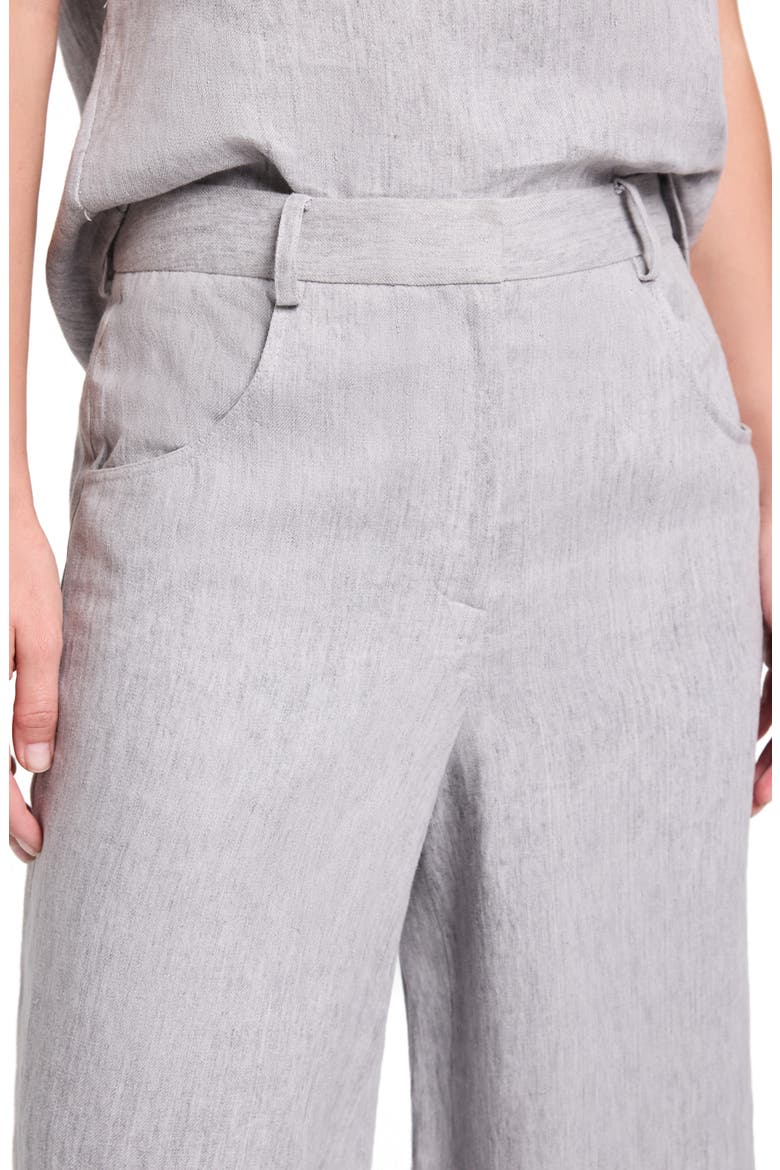 Dillon Wide Leg Pants, Alternate, color, LIGHT HEATHER GREY