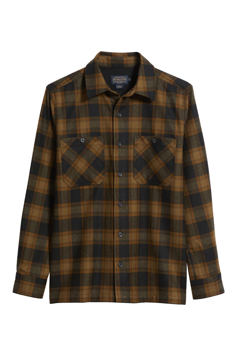 pendleton dress shirts MEN'S FITTED LODGE SHIRT