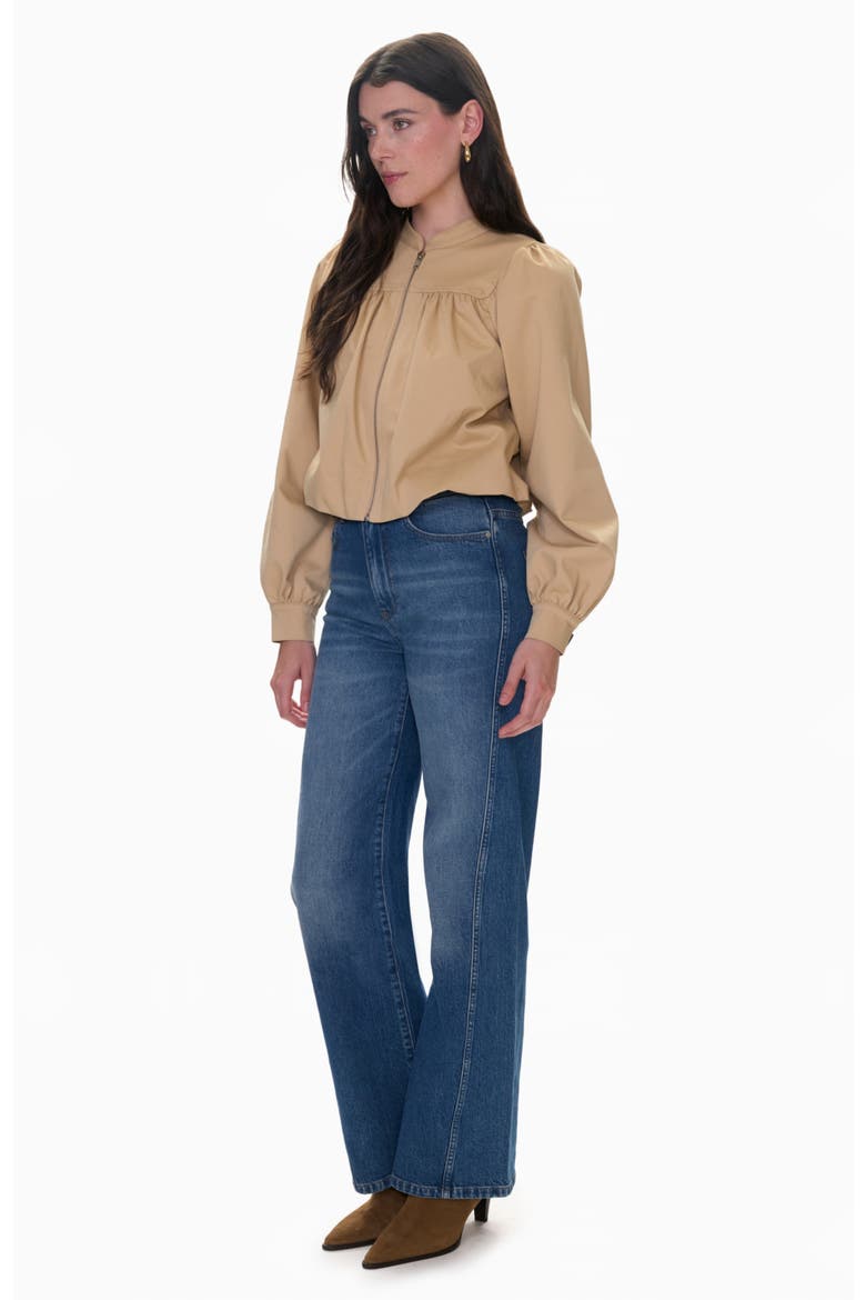 Isabel Bubble Jacket, Alternate, color, Khaki
