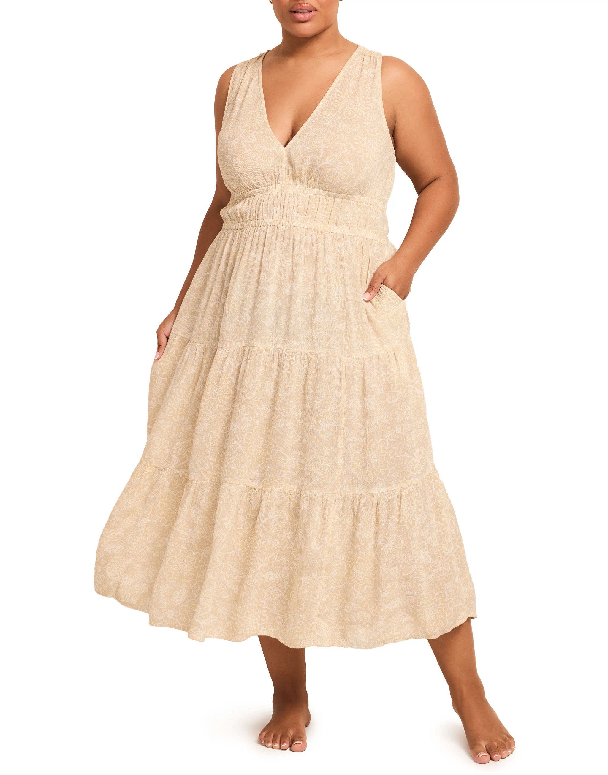 selected Floral beige