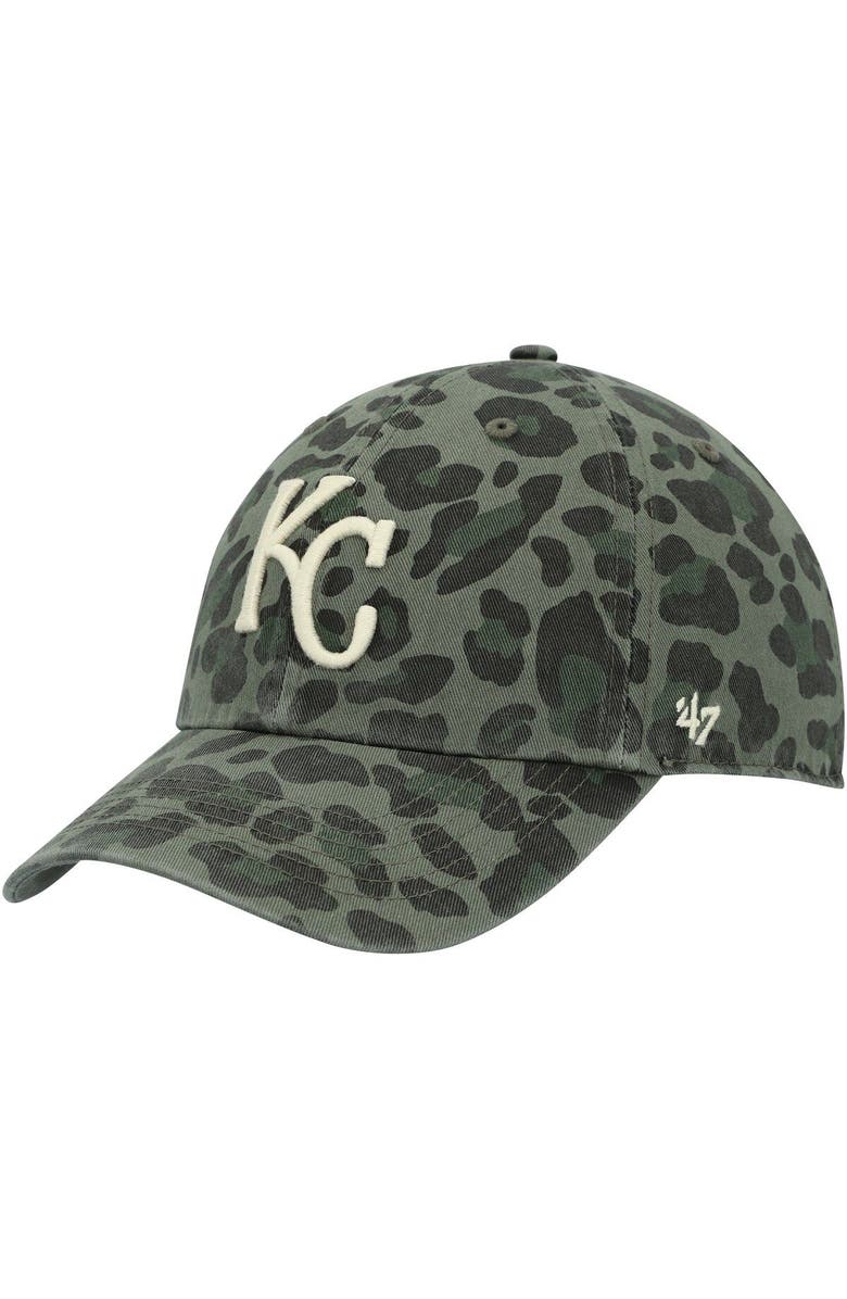 '47 Women's '47 Green Kansas City Royals Bagheera Clean Up Adjustable Hat, Main, color,