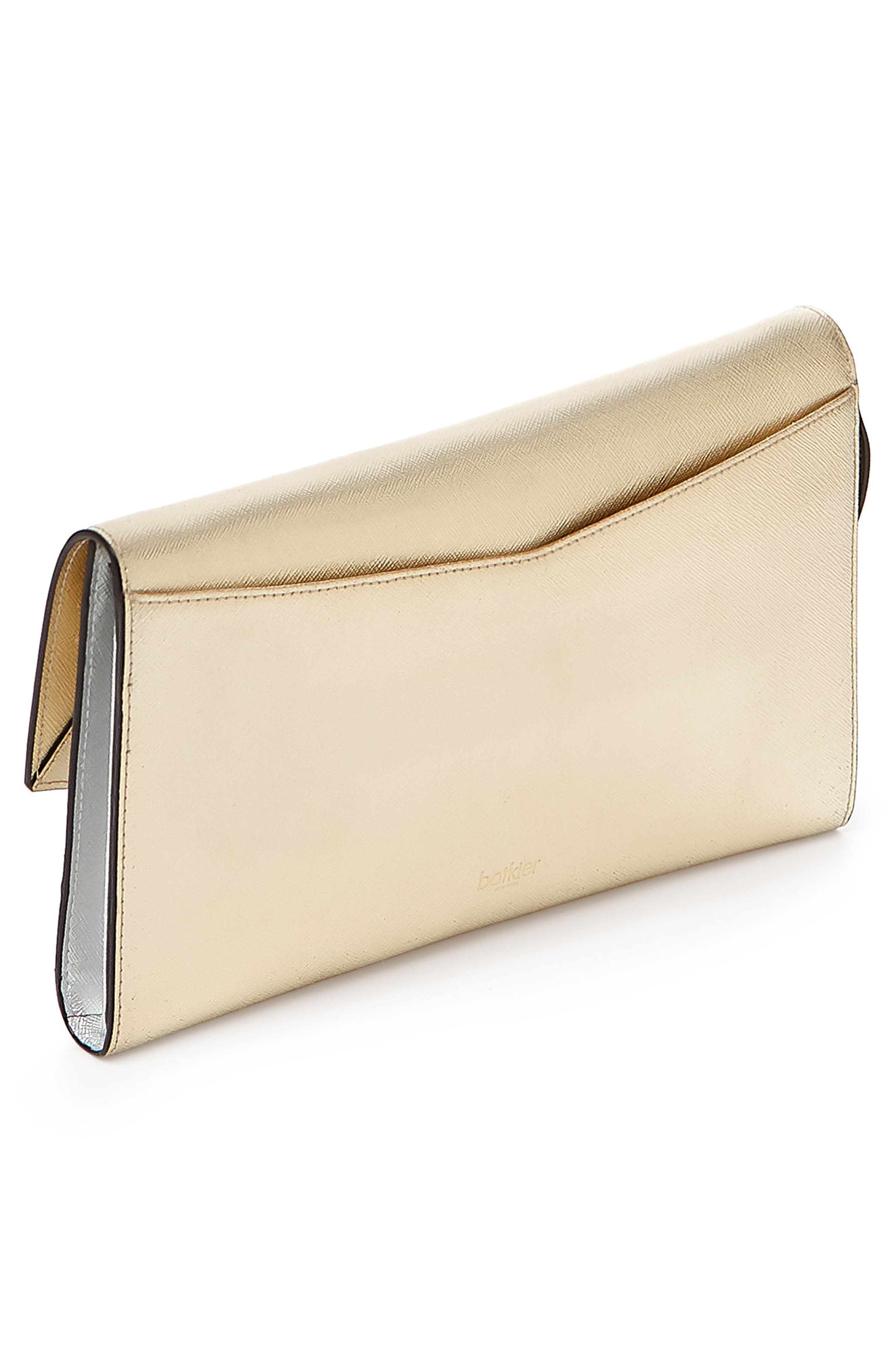 Cobble Hill Leather Wallet, Alternate, color, GOLD COLORBLOCK