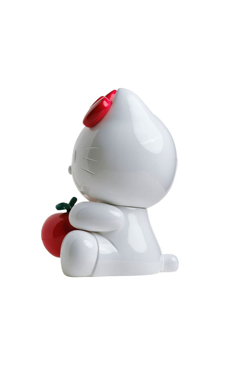 Leblon Delienne Hello Kitty With Apple Figurine, Alternate, color, Red / White
