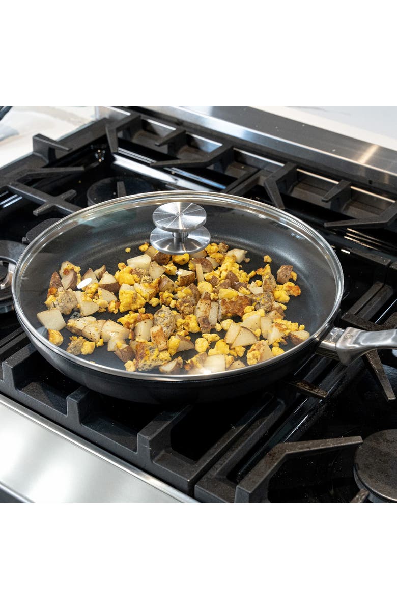 Swiss Diamond CHD Nonstick Fry Pan, 12.5-Inch with Lid, Alternate, color, Black