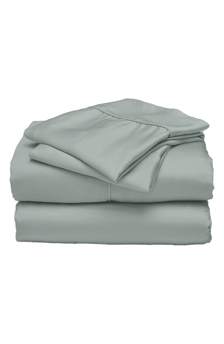 ettitude Signature Sateen Sheet Set, Main, color, Sage