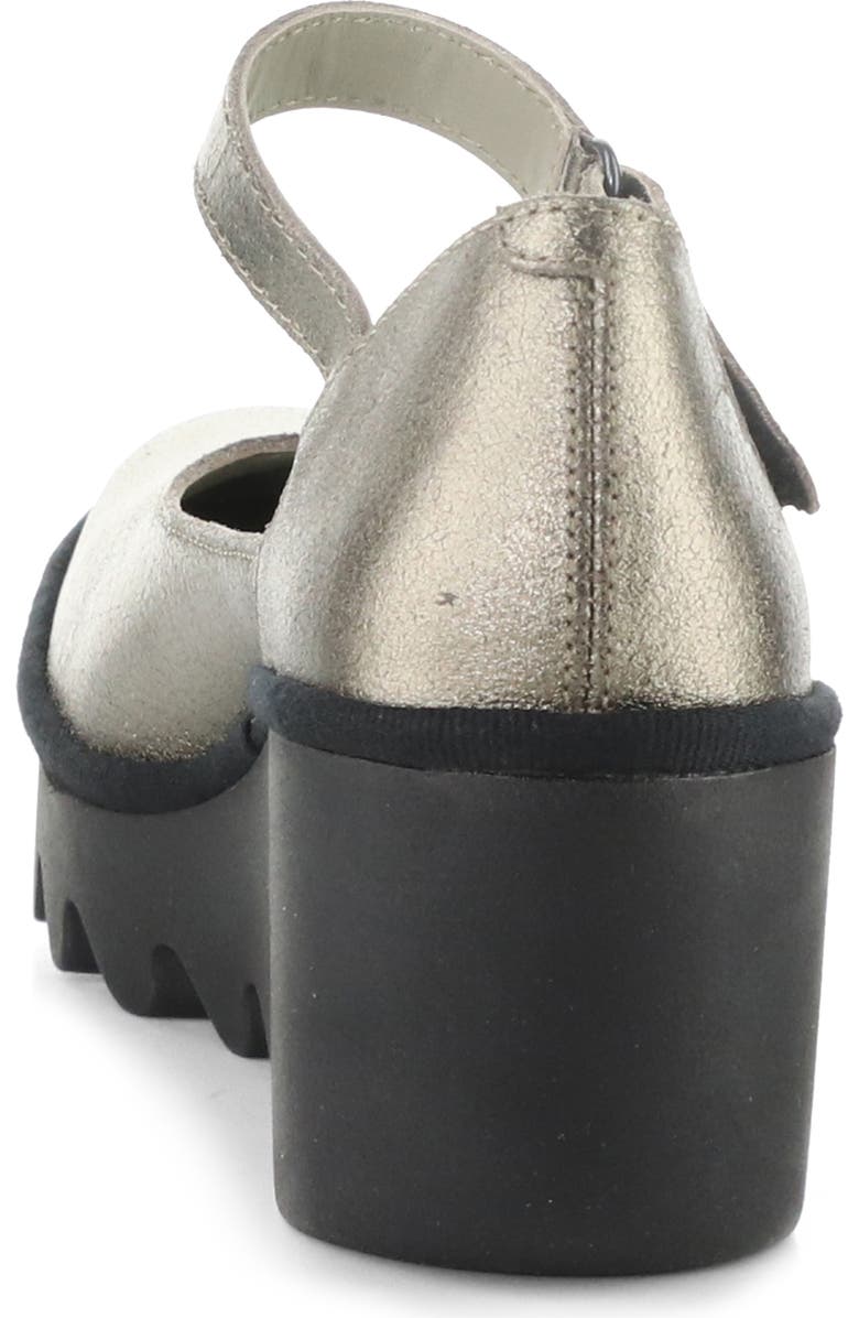 Fly London Bawo Platform Wedge Pump, Alternate, color, Gold