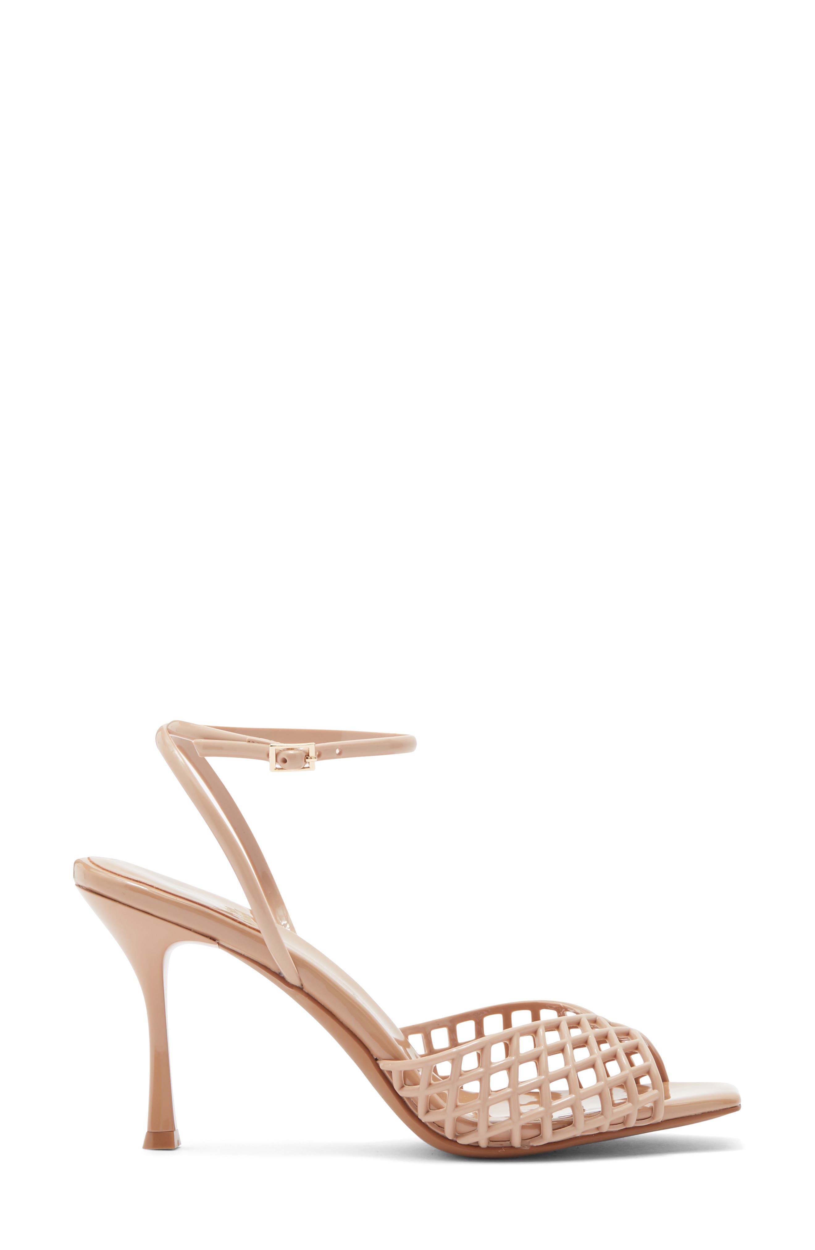 Lattix Ankle Strap Jelly Sandal, Alternate, color, NATURAL