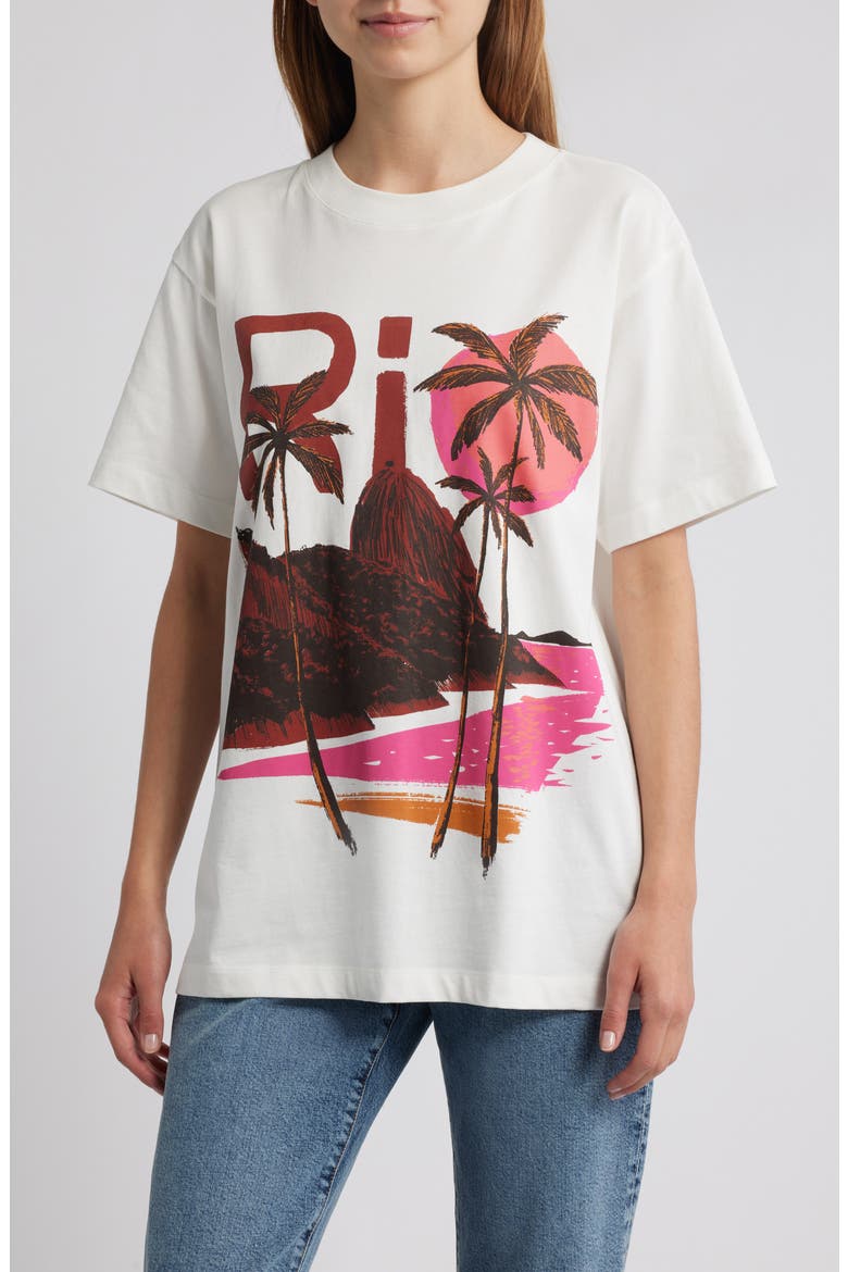Rio Graphic T-Shirt, Main, color, OFF-WHITE