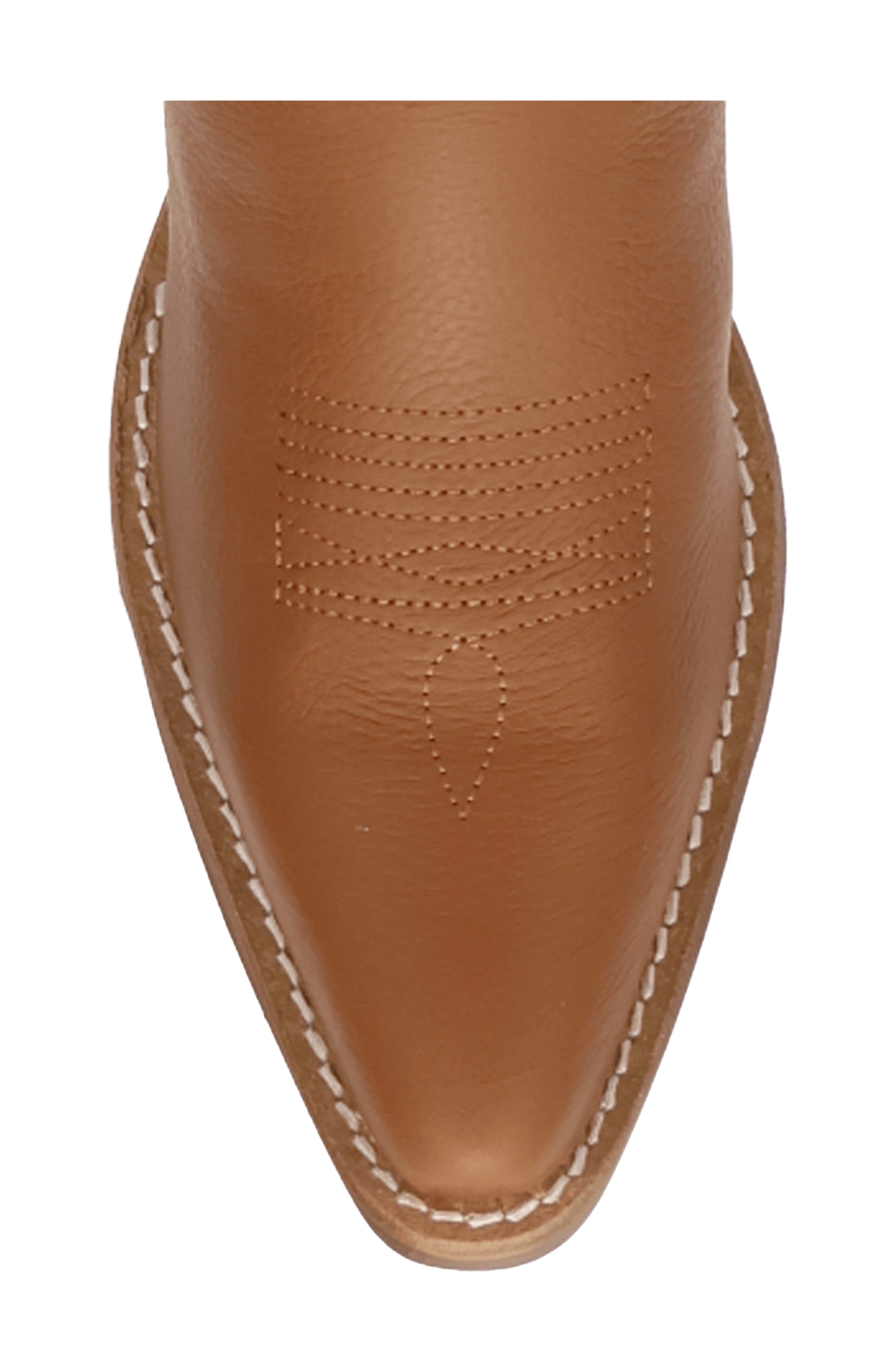 Marrakesh Leather Western Boot, Alternate, color, BROWN