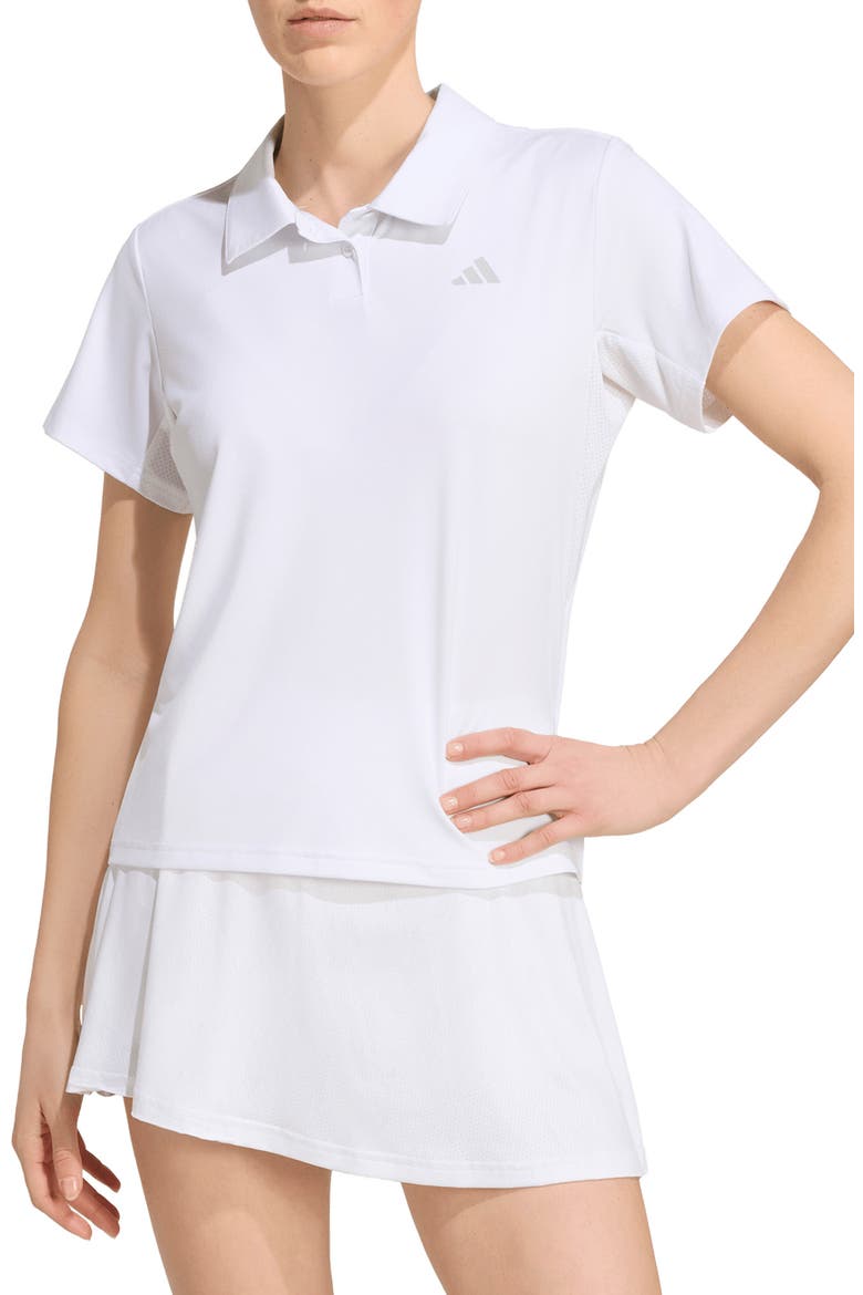 Club Performance Polo, Main, color, WHITE