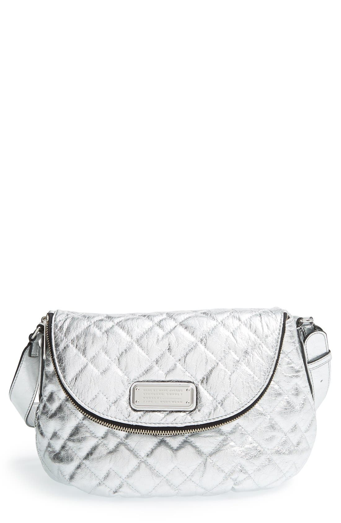 Marc Jacobs MARC BY MARC JACOBS 'Natasha' Quilted Leather Crossbody Bag, Main, color, 