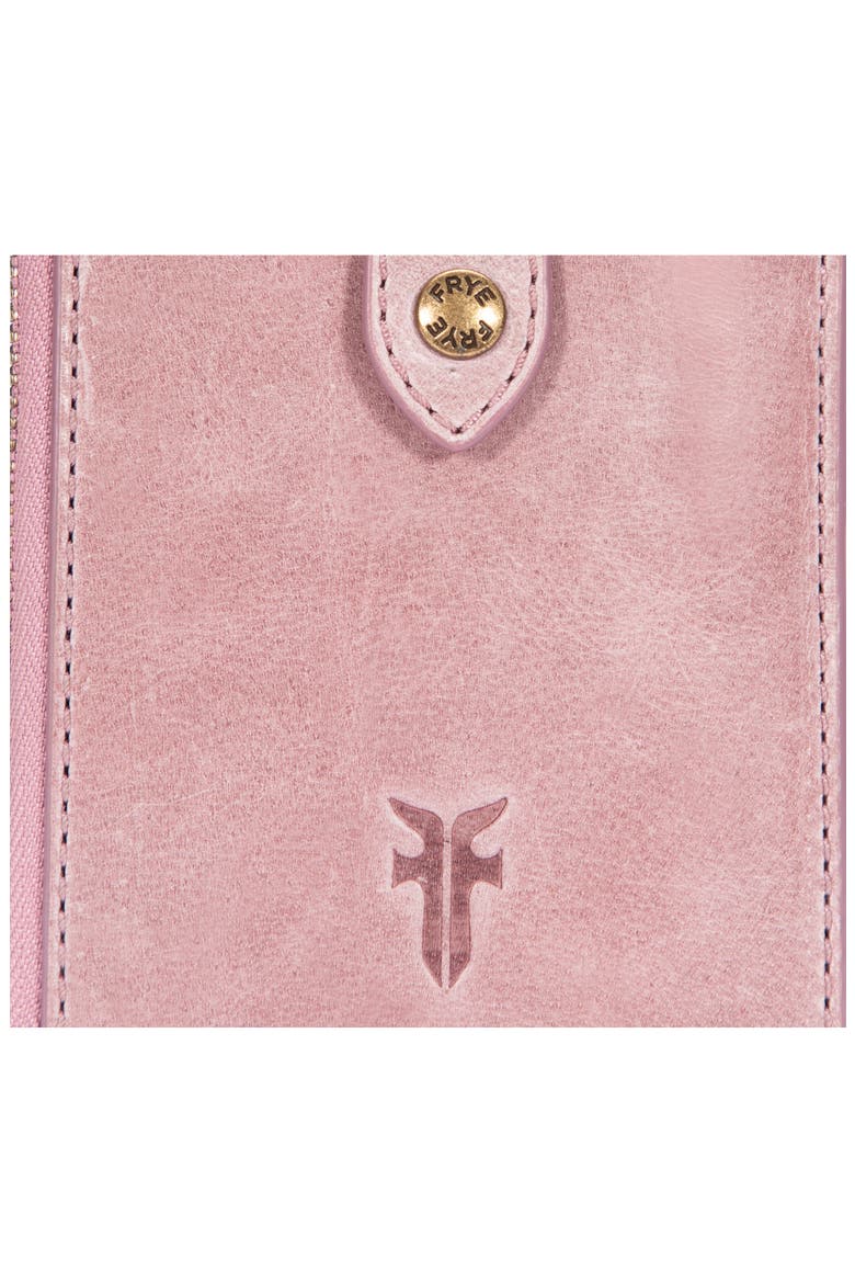 Slim Leather Snap Card Wallet, Alternate, color, ORCHID