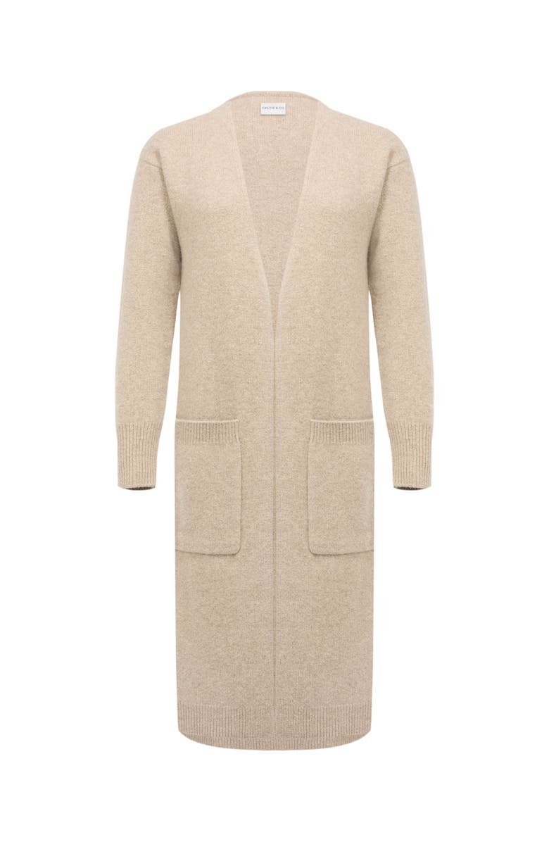 Celtic & Co. Felted Longline Cardigan, Alternate, color,