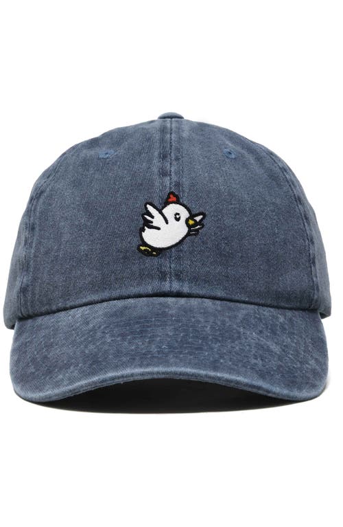 DALIX DALIX CHICKEN EMBROIDERED COTTON CAP