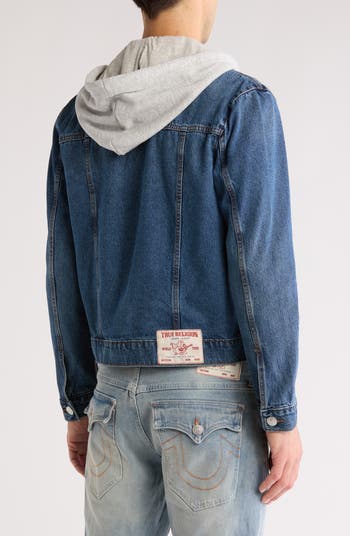 True Religion Brand Jeans Denim Trucker Hoodie | Nordstromrack True Religion Brand Jeans Denim Trucker Hoodie | Nordstromrack