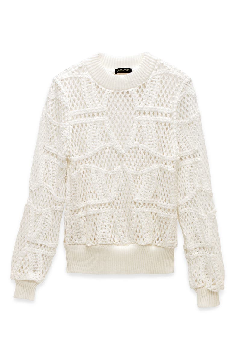 AS by DF Magnolia Crochet Sweater, Alternate, color,