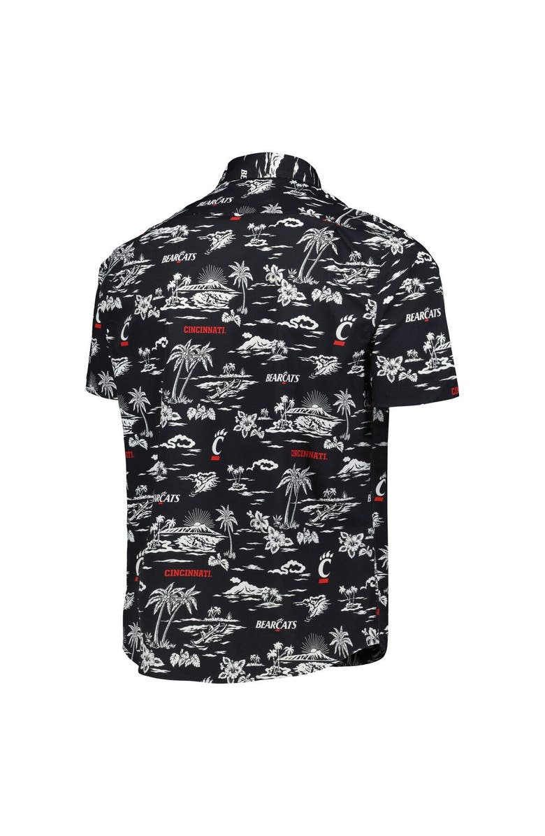 Reyn Spooner Men's Reyn Spooner Black Cincinnati Bearcats Performance Button-Down Shirt, Alternate, color, Black