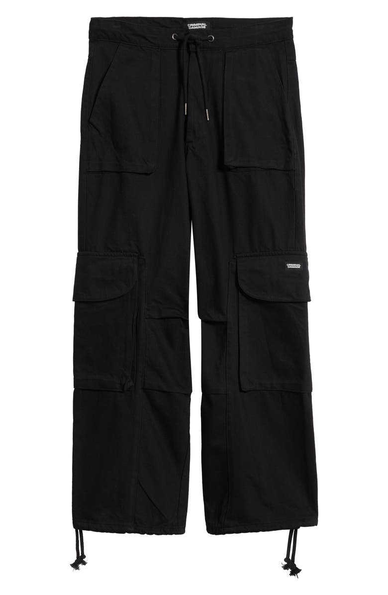 CRIMINAL DAMAGE Montreal Cotton Twill Cargo Track Pants, Alternate, color, 