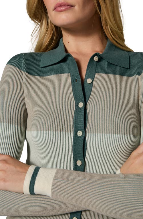 Alp N Rock Suzi Colorblock Cardigan In Animal Print