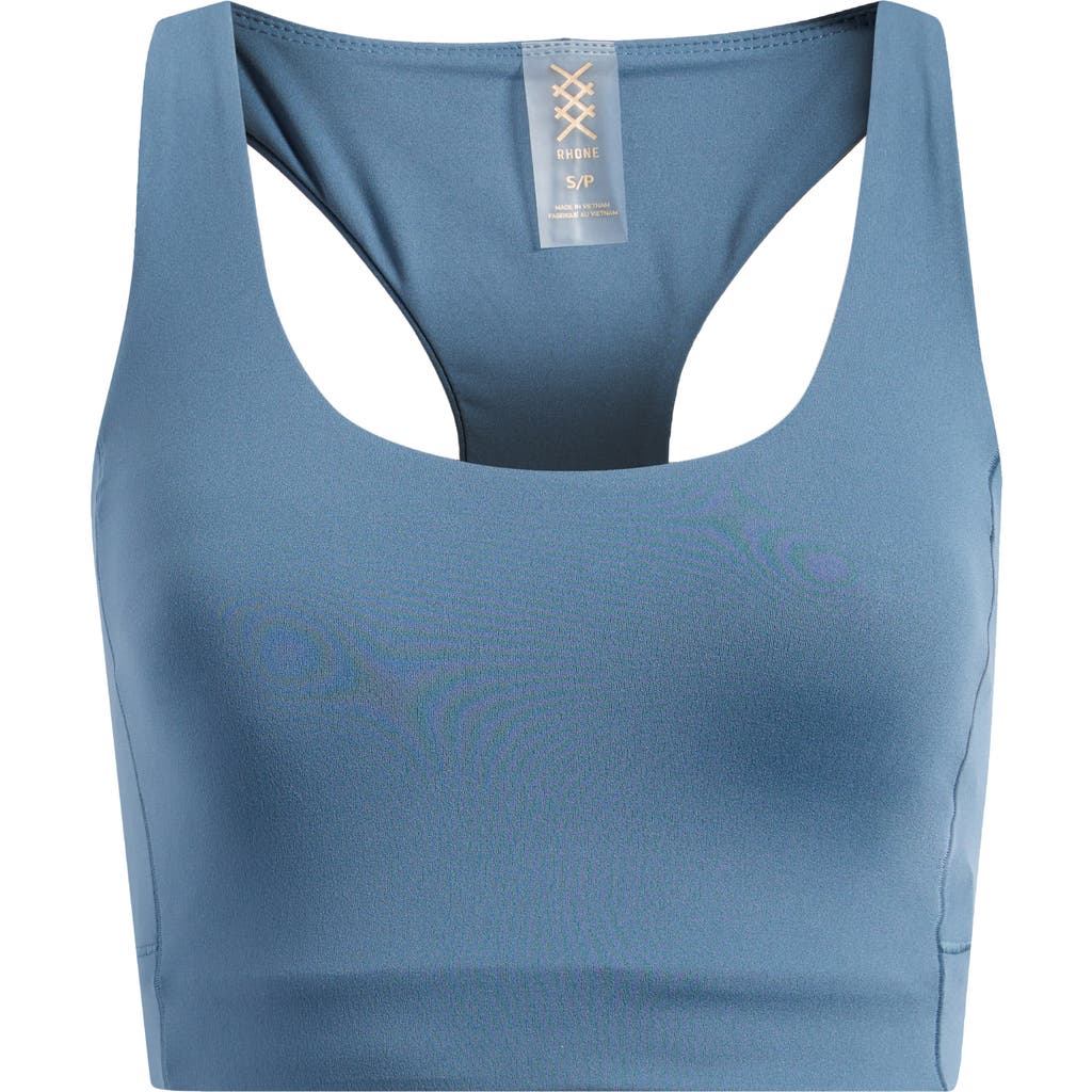 Rhone Revive Longline Bra In Blue Orion