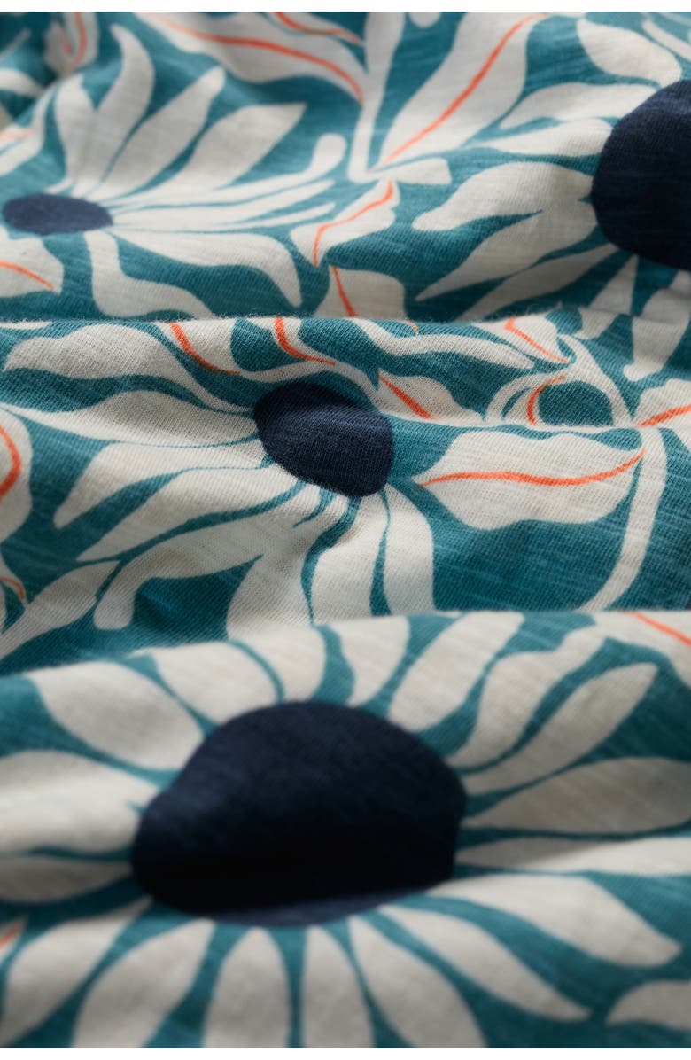 Seasalt Cornwall Mainland Floral Print Shirtdress, Alternate, color, Bold Sunflower Poseidon