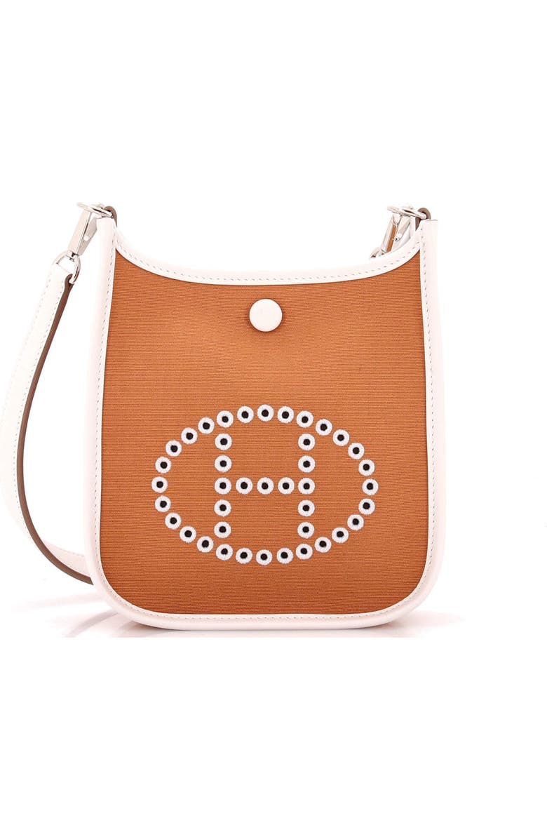 Pre-Owned Hermes Neo Evelyne Bag Toile and Leather TPM, Main, color, Dune