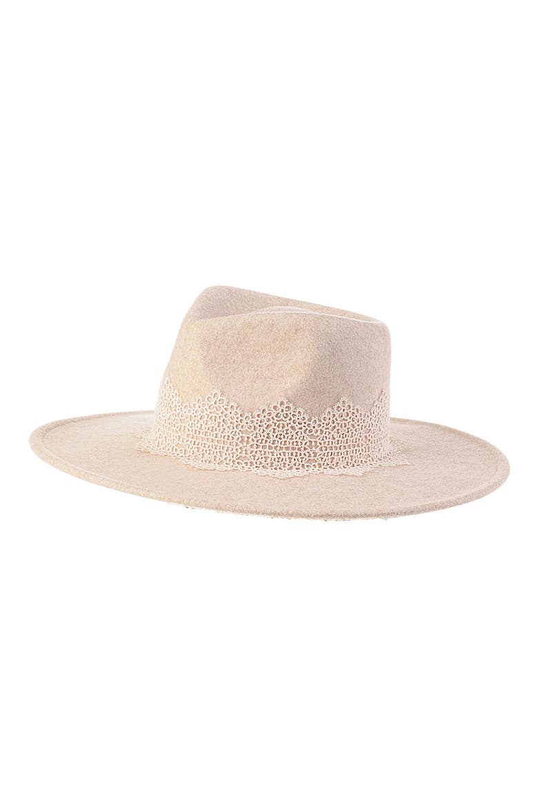 Felt Panama Hat, Main, color, BLUSH