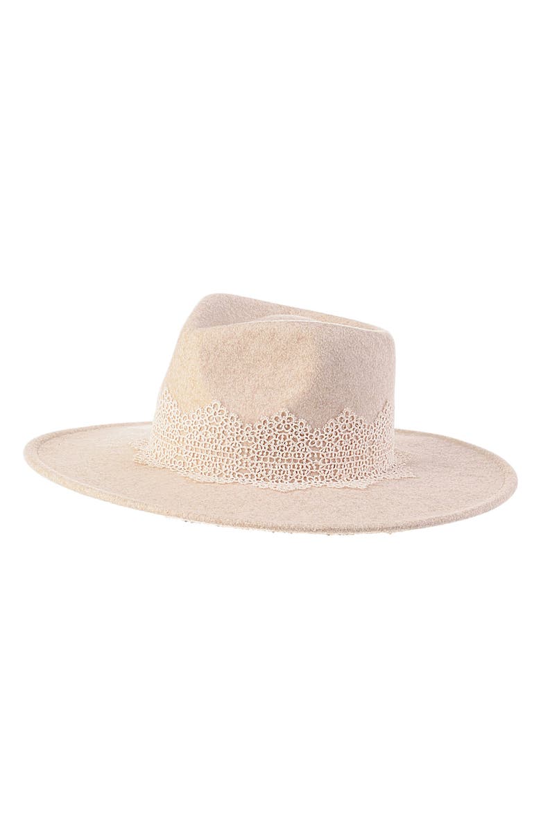 MARCUS ADLER Felt Panama Hat, Main, color, Blush