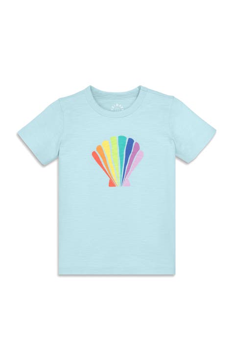 Kids Rainbow Seashell Tee