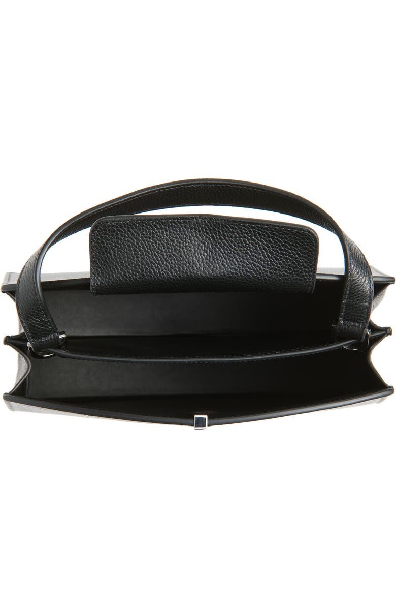 SAVETTE Florence 25 Leather Top Handle Bag, Alternate, color, Black